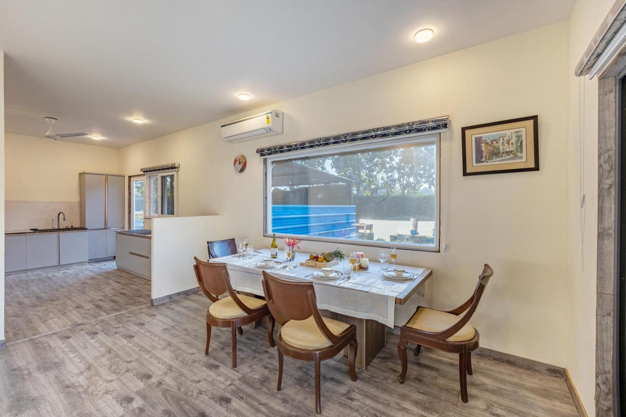 Elivaas Hidden Oasis 4Bhk With Pool, Mud House & Container House Villa Dhauj Eksteriør billede
