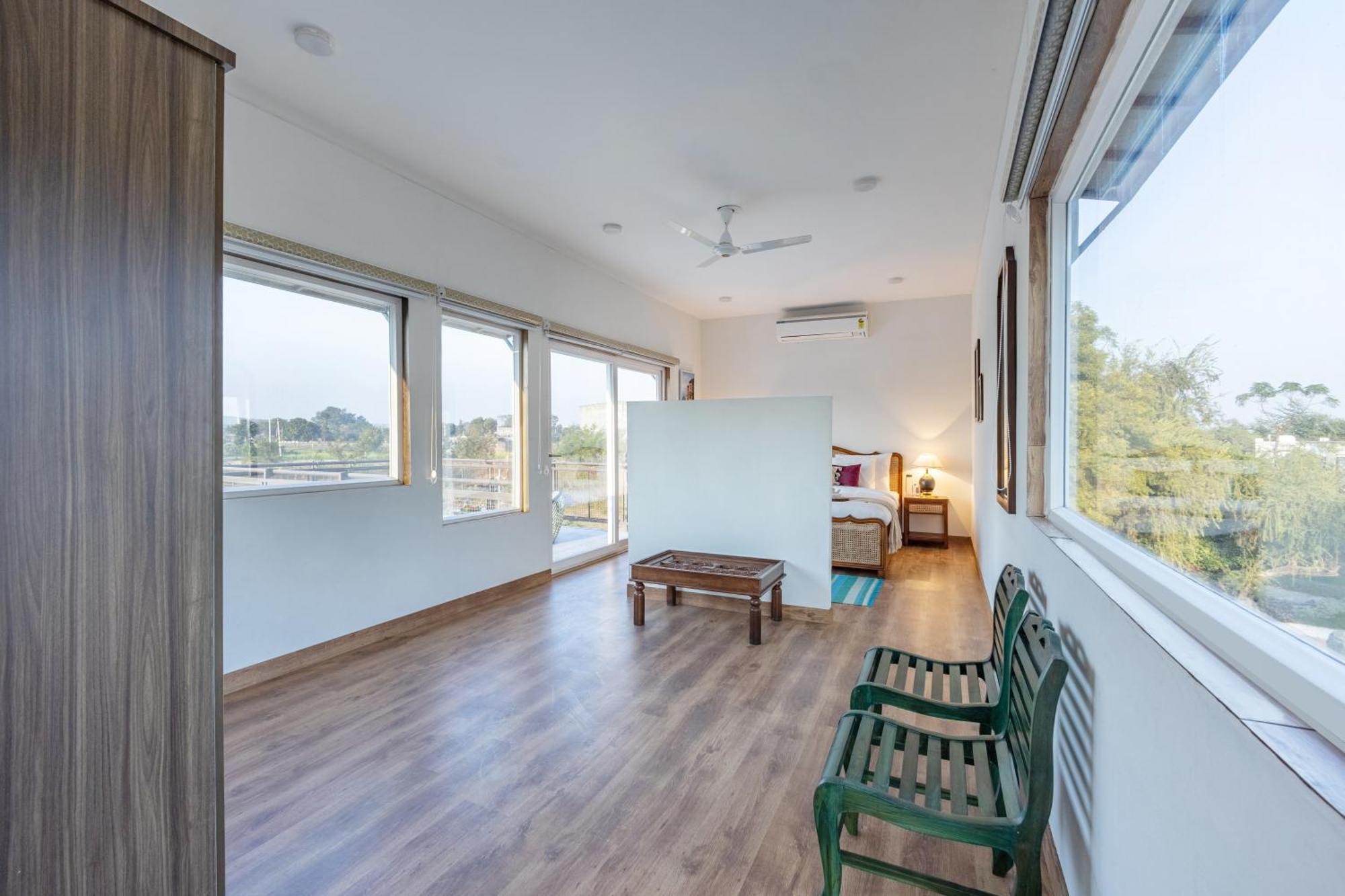 Elivaas Hidden Oasis 4Bhk With Pool, Mud House & Container House Villa Dhauj Eksteriør billede