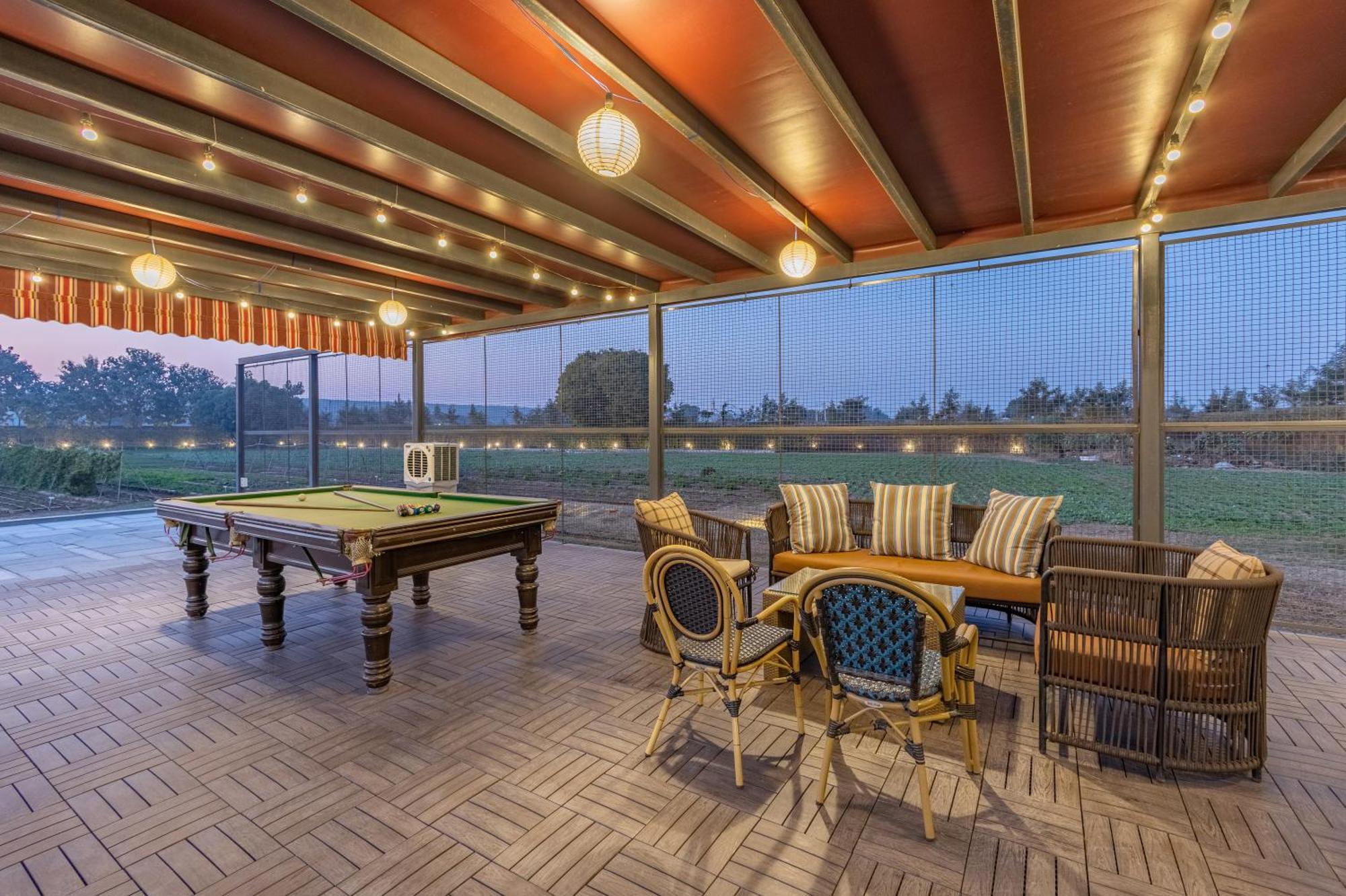Elivaas Hidden Oasis 4Bhk With Pool, Mud House & Container House Villa Dhauj Eksteriør billede